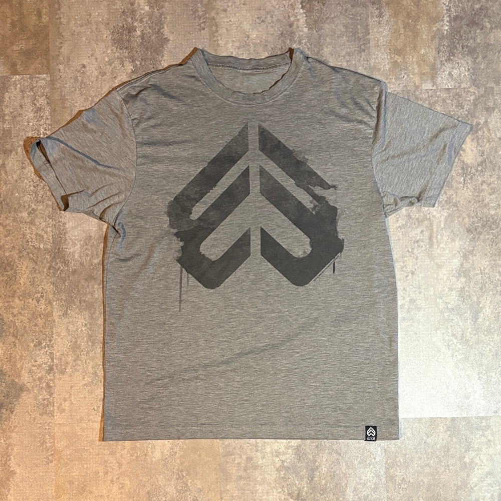 2012 Eclat BMX Grey Athletic Tee-Shirt With Logo Medium